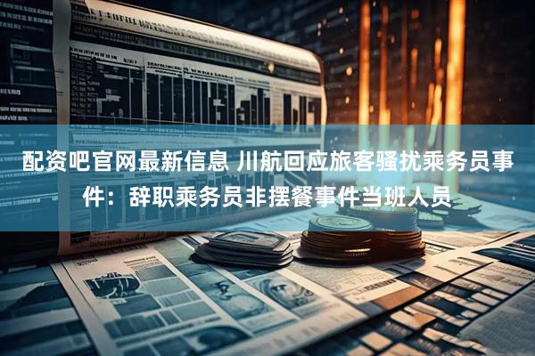 配资吧官网最新信息 川航回应旅客骚扰乘务员事件：辞职乘务员非摆餐事件当班人员